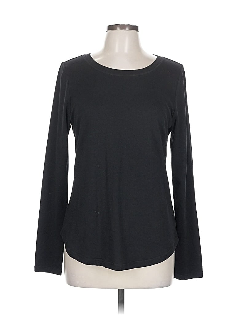 Pre-owned Yogalicious Pullover Sweater In Black
