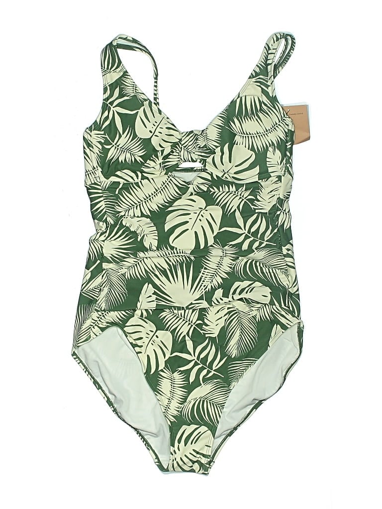 Shade & Shore One Piece Swimsuit In Green