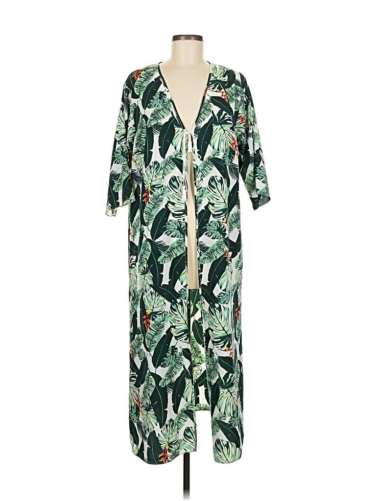 Pre-owned Rachel Zoe Tjx Kimono In Green