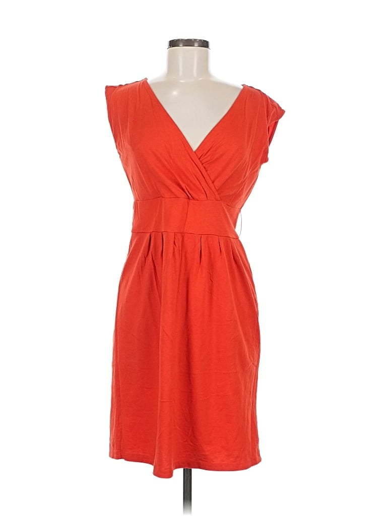 Pre-owned Ann Taylor Loft Outlet Cocktail Dress In Orange