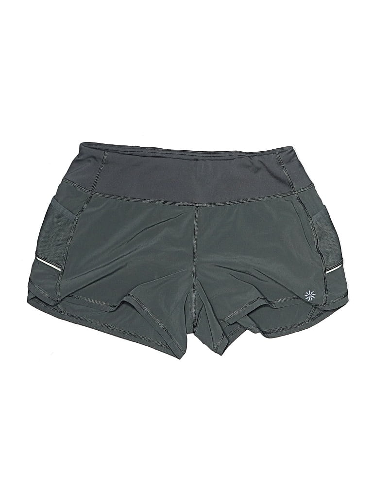 Pre-owned Athleta Athletic Shorts In Green