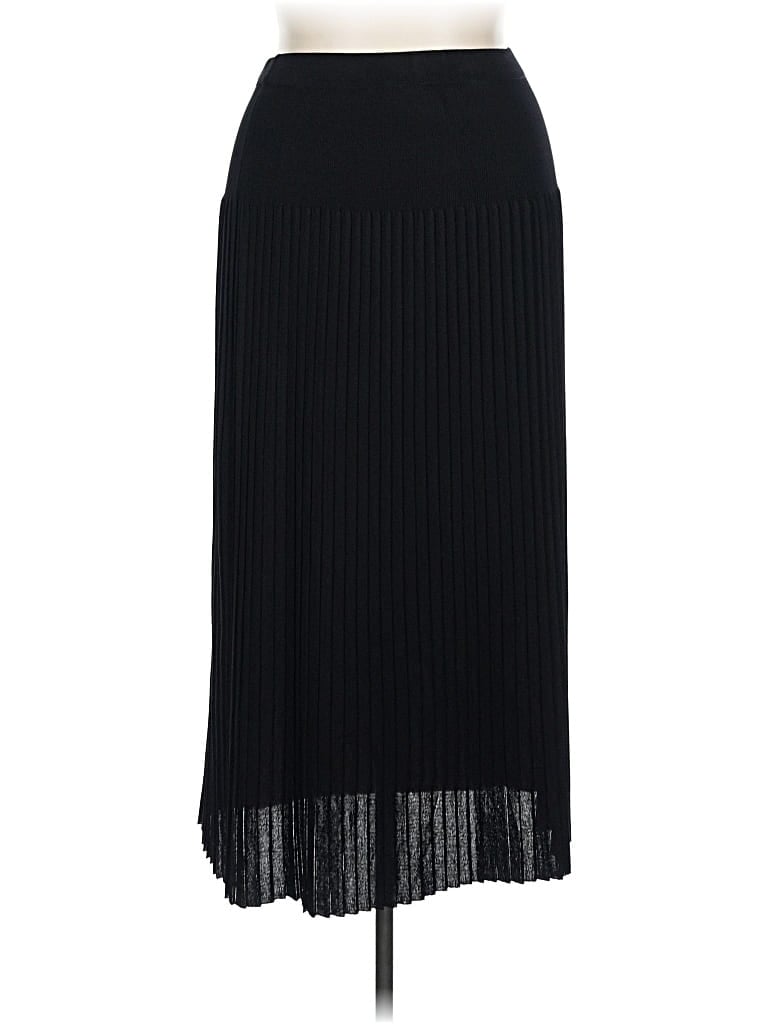 Pre-owned Misook Formal Skirt In Black