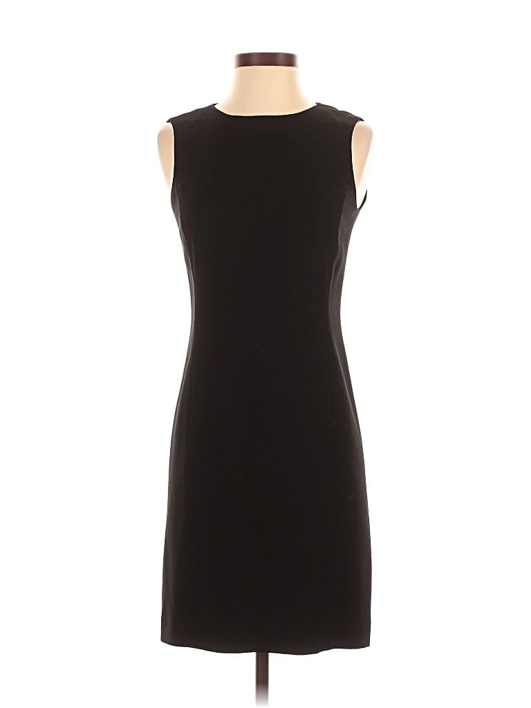 Pre-owned Linda Allard Ellen Tracy Cocktail Dress In Black