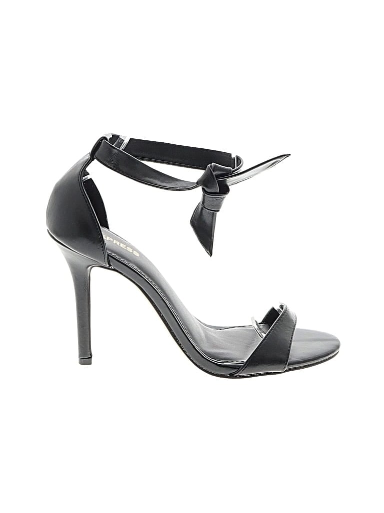 Pre-owned Express Heels In Black