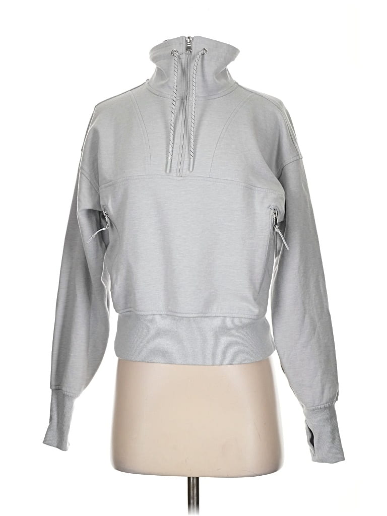 Pre-owned Active By Old Navy Sweatshirt In Silver