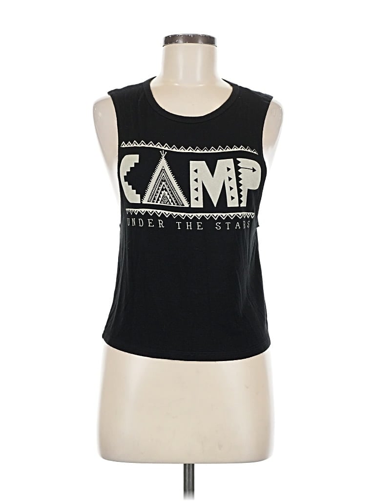 Pre-owned Papaya Sleeveless T-shirt In Black