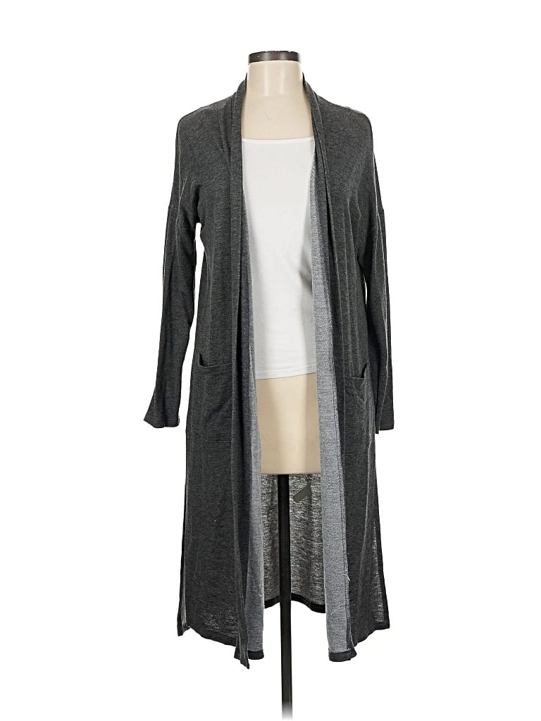 Pre-owned Bobeau Cardigan Sweater In Gray