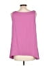 Garnet Hill Pink Sleeveless Blouse Size L - photo 2