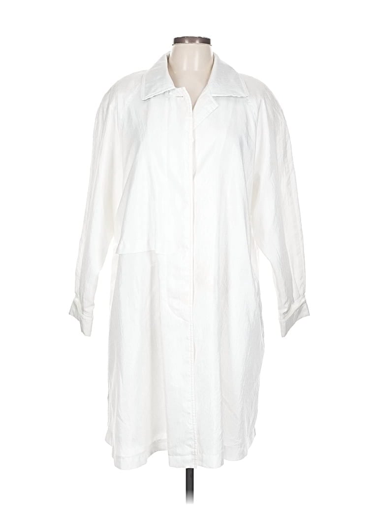 Pre-owned Assorted Brands Raincoat In White