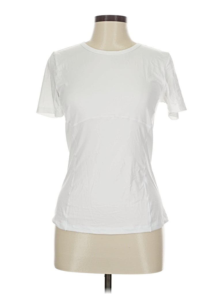Pre-owned Fabletics Active T-shirt In White
