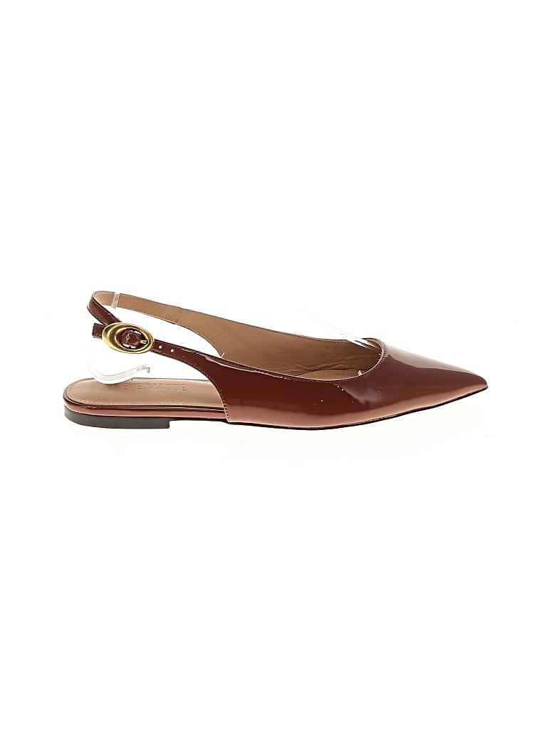 Pre-owned Steve Madden Flats In Brown
