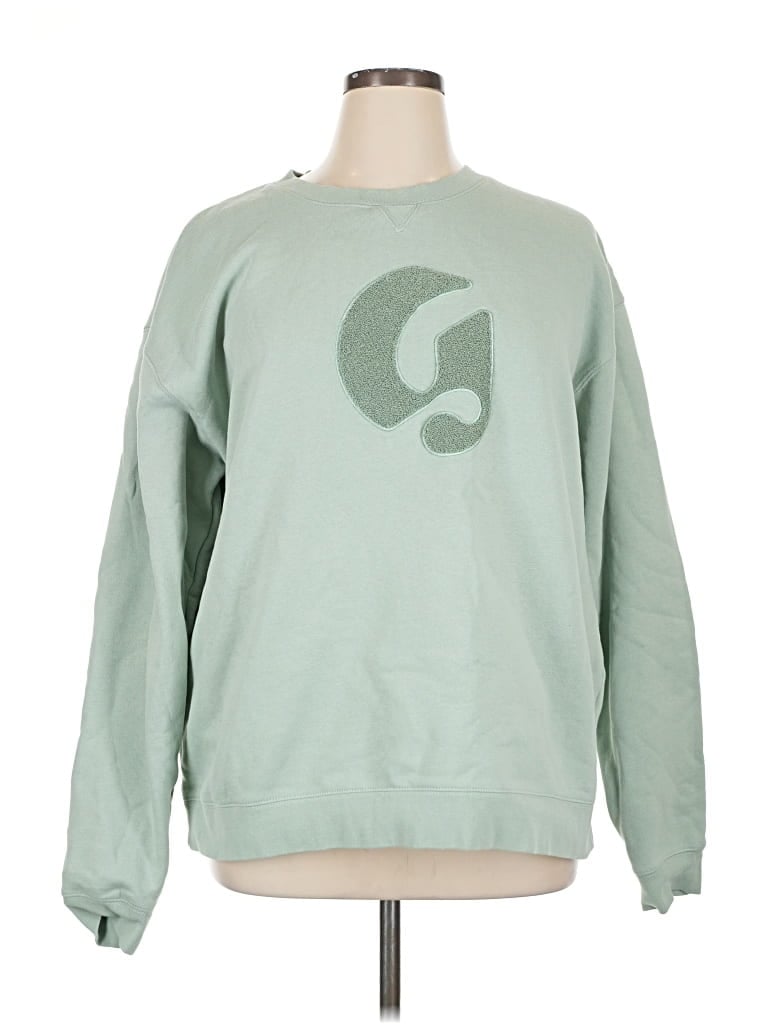 Pre-owned Glossier Sweatshirt In Green