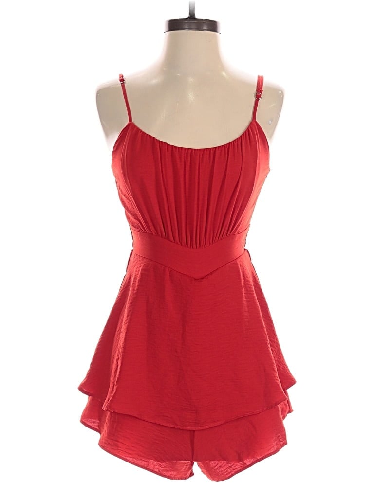 Pre-owned Altar'd State Romper In Red
