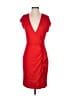 Bordeaux Solid Red Cocktail Dress Size S - photo 1