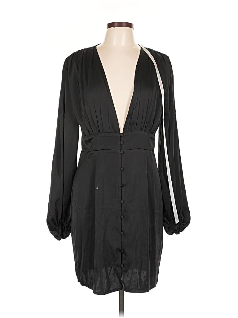 Pre-owned Missguided Cocktail Dress In Black