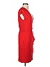 Bordeaux Solid Red Cocktail Dress Size S - photo 4