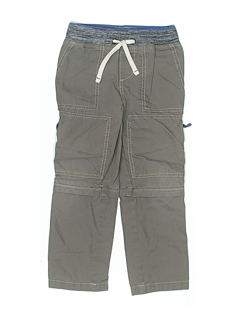 Pre-owned Mini Boden Kids' Cargo Pants In Gray