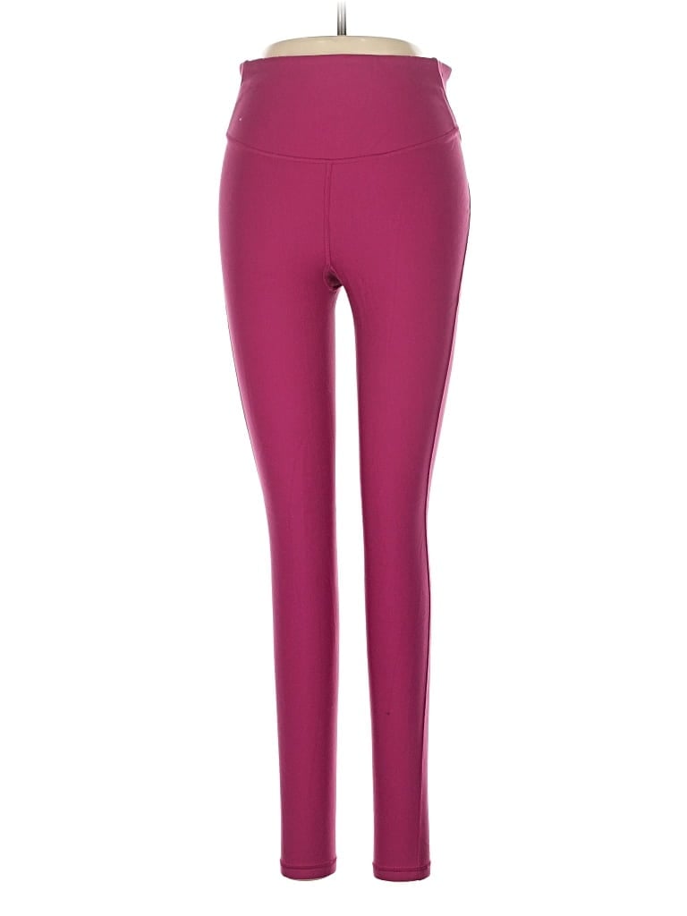 Pre-owned Lululemon Athletica Active Pants In Burgundy