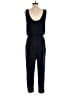 H&M 100% Polyester Solid Black Jumpsuit Size S - photo 2