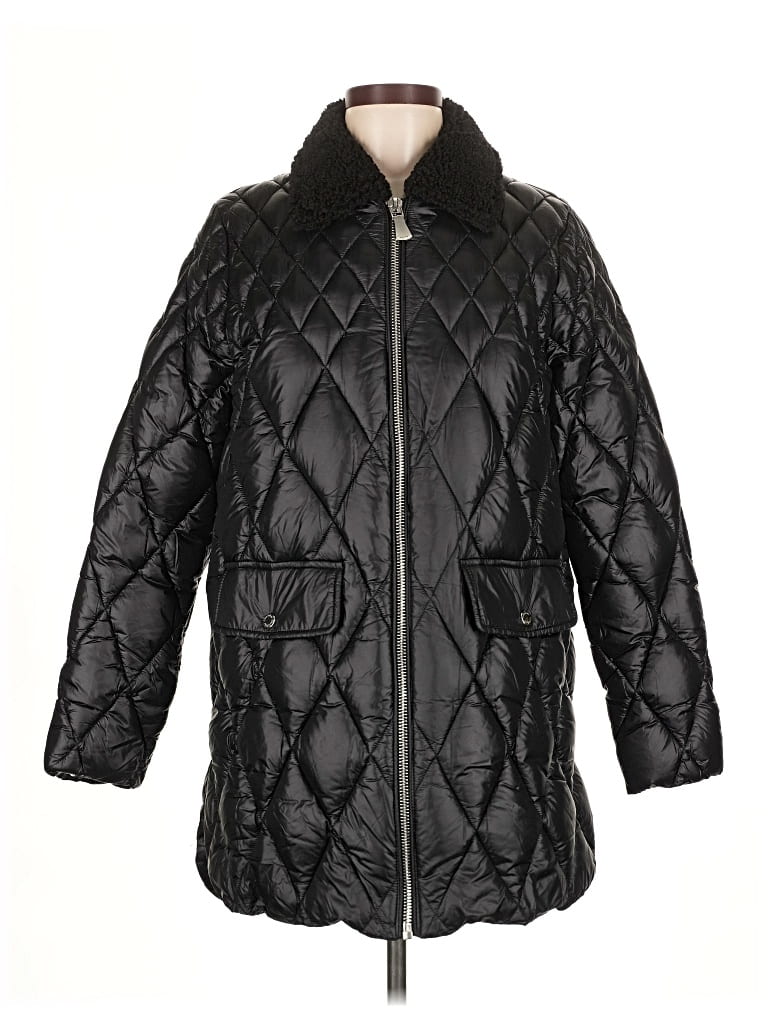 Pre-owned Calvin Klein Coat In Black