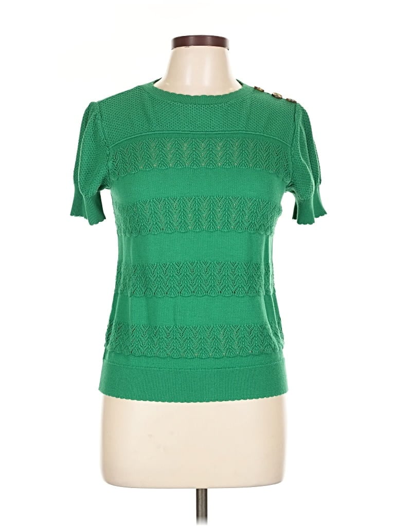 Pre-owned Assorted Brands Cardigan Sweater In Green