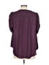 Torrid 100% Polyester Purple 3/4 Sleeve Blouse Size Lg Plus (0) - photo 2