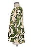 Colleen Lopez 100% Polyester Floral Tropical Green 3/4 Sleeve Blouse Size S - photo 5