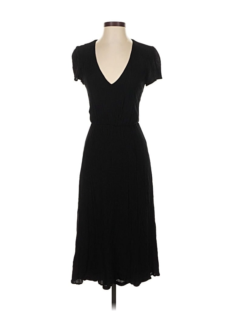 Pre-owned Wayf Casual Dress In Black