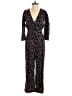 Rebecca Taylor Hearts Black Jumpsuit Size 00 - photo 1