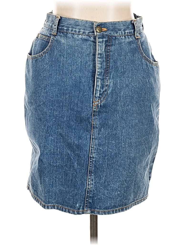 Pre-owned Guess Denim Skirt In Blue