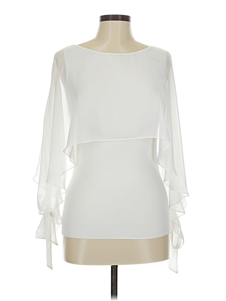 Pre-owned Bailey44 3/4 Sleeve Blouse In White