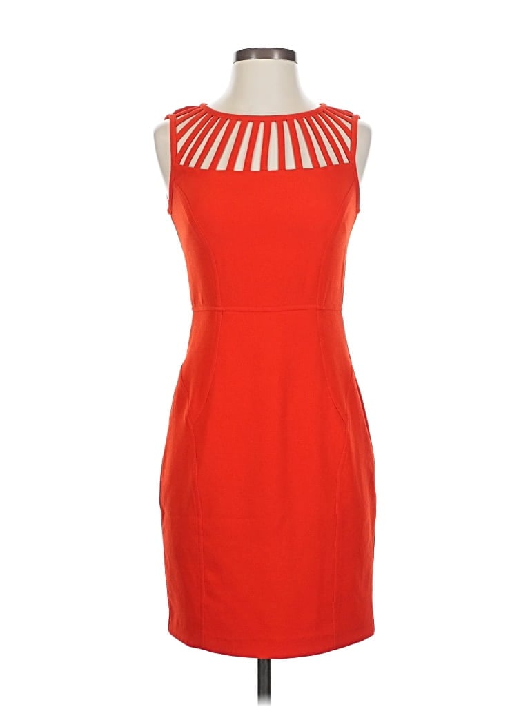 Pre-owned Laundry By Shelli Segal Cocktail Dress In Red