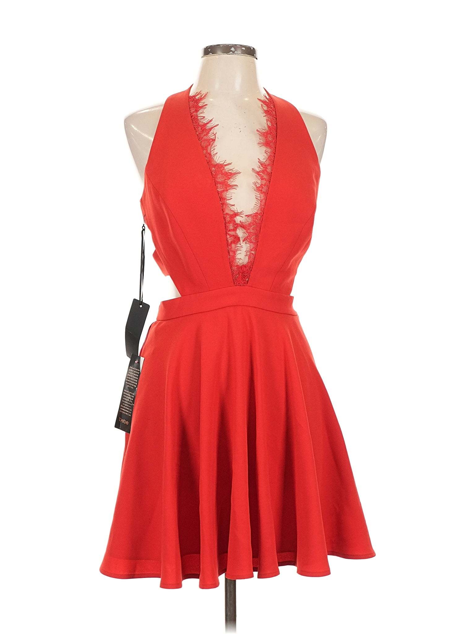 high neck backless formal dress Secondhand bebe Dresses main image 0