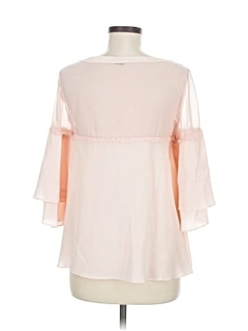 Raoul 3/4 Sleeve Silk Top (view 2)