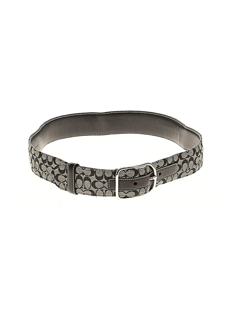 Pre-owned Coach Belt In Black