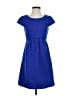 HD in Paris Solid Blue Casual Dress Size 2 - photo 1