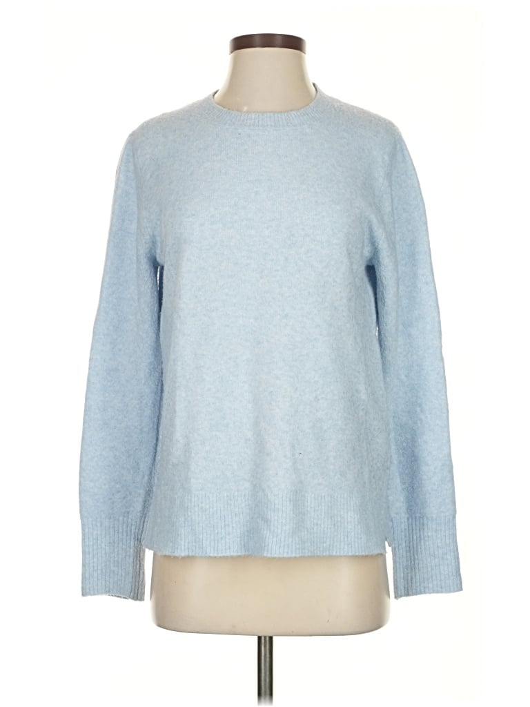 Pre-owned J.crew Factory Store Pullover Sweater In Blue
