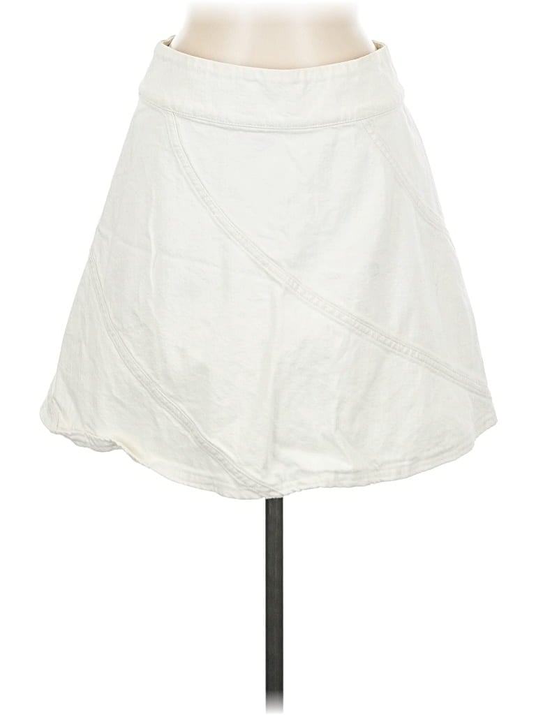 Pre-owned Maeve Casual Skirt In White