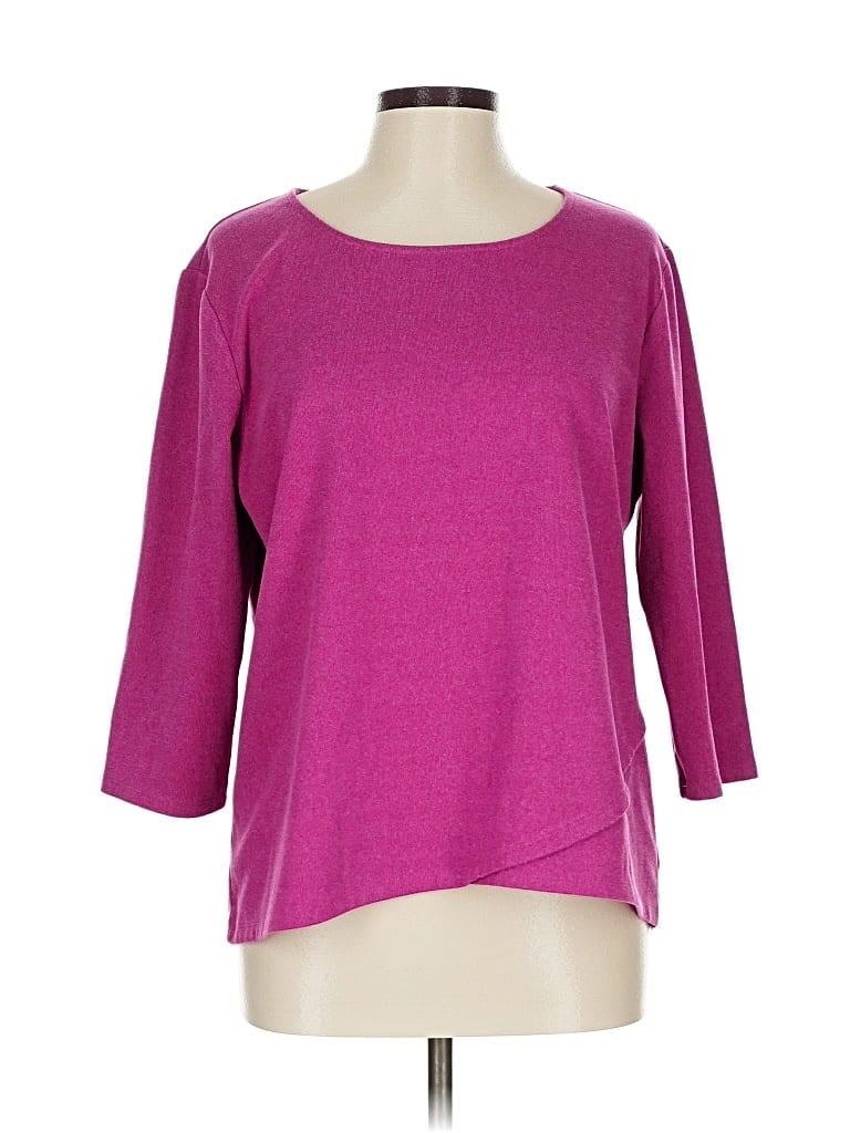 Pre-owned Chico's Pullover Sweater In Purple