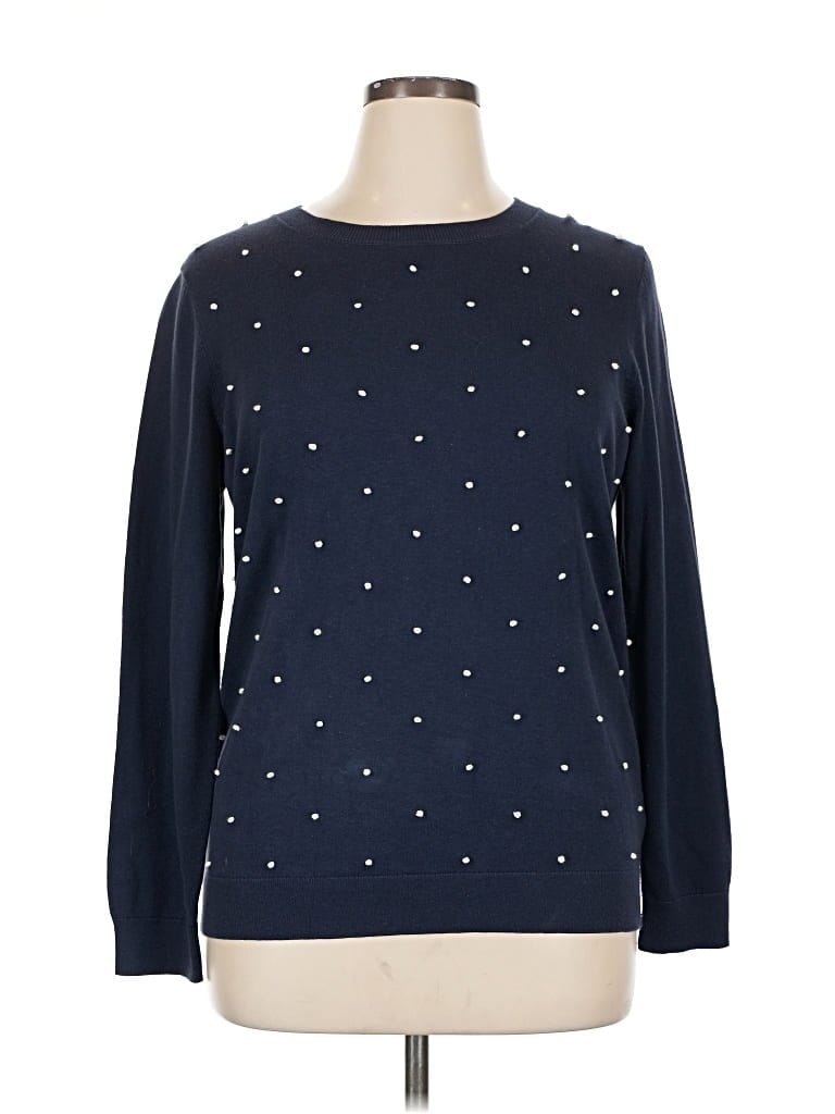 Pre-owned Tommy Hilfiger Pullover Sweater In Blue