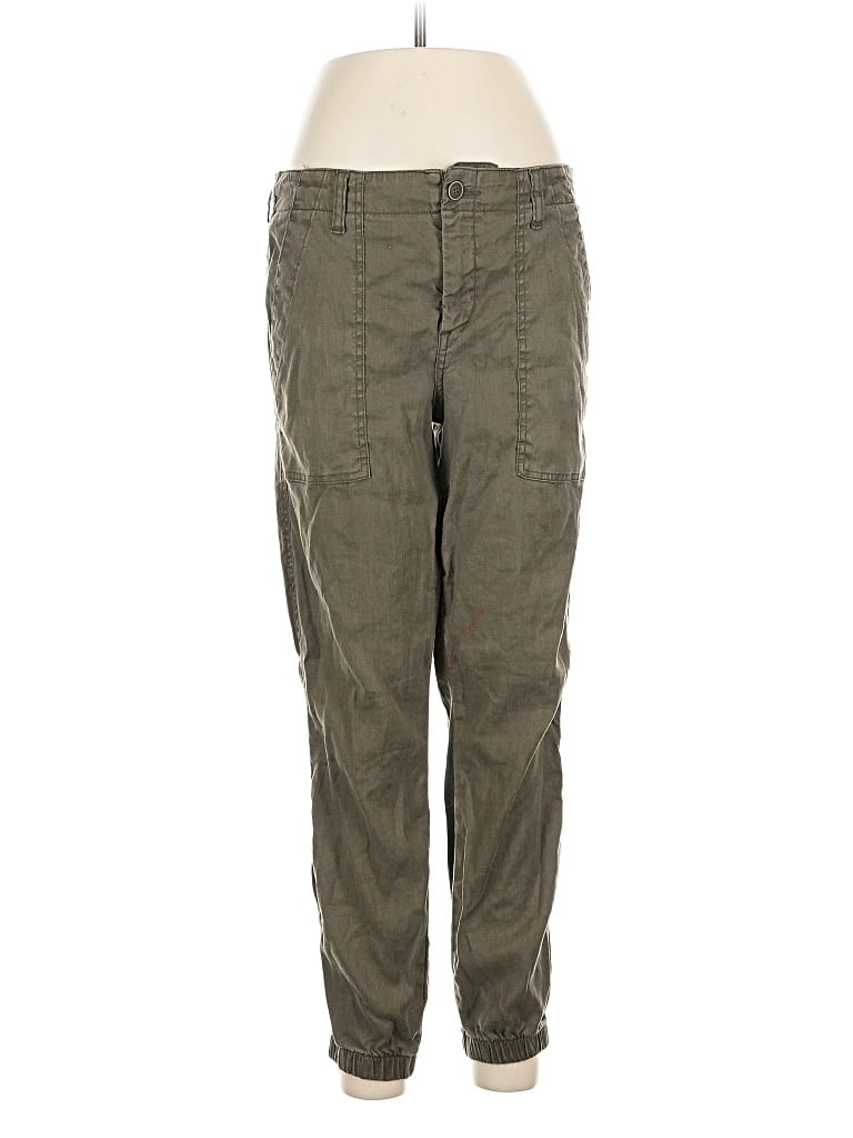 Pre-owned Level 99 Linen Pants In Green
