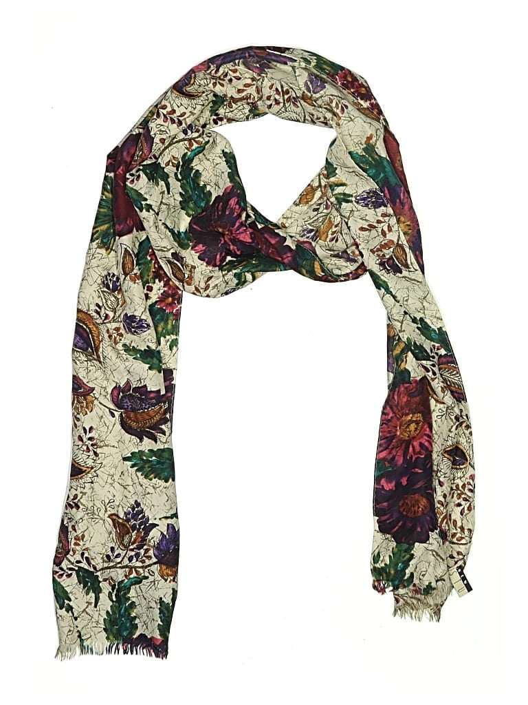 Pre-owned Assorted Brands Scarf In White