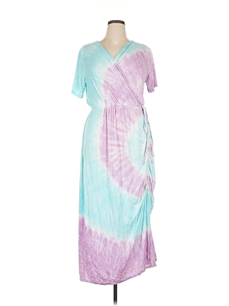 Pre-owned Lane Bryant Casual Dress In Blue