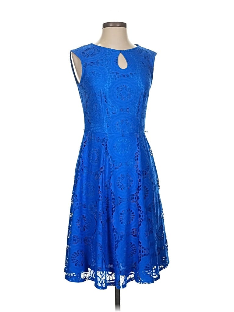 Pre-owned London Style Cocktail Dress In Blue