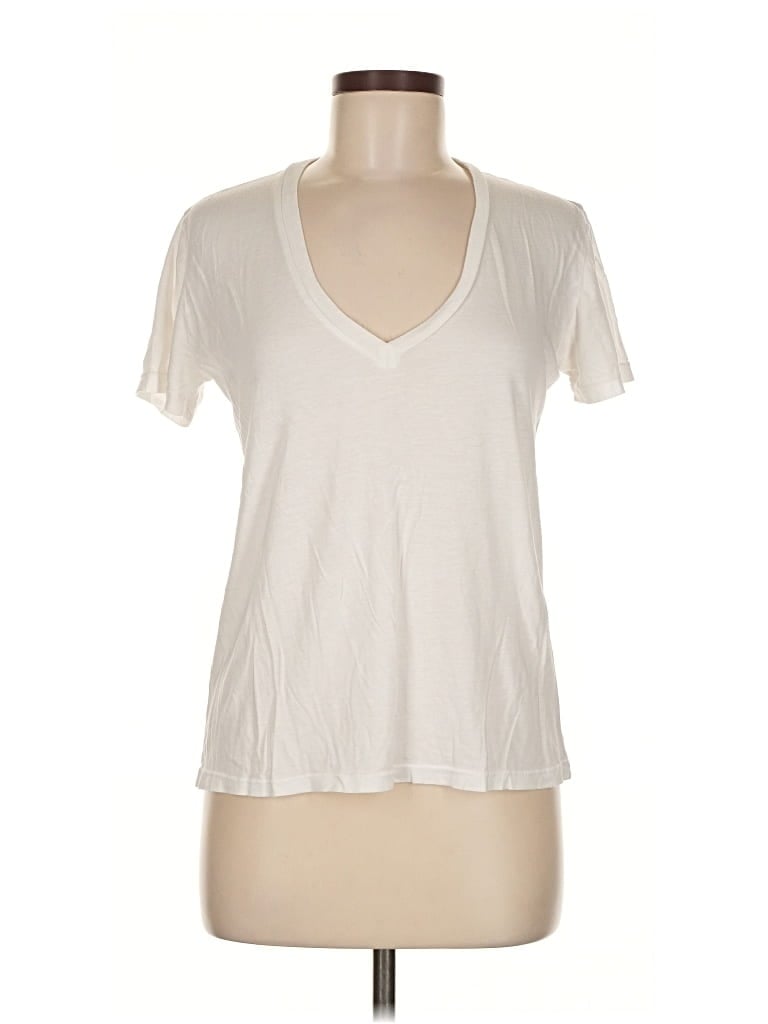 Pre-owned Monrow Short Sleeve T-shirt In White