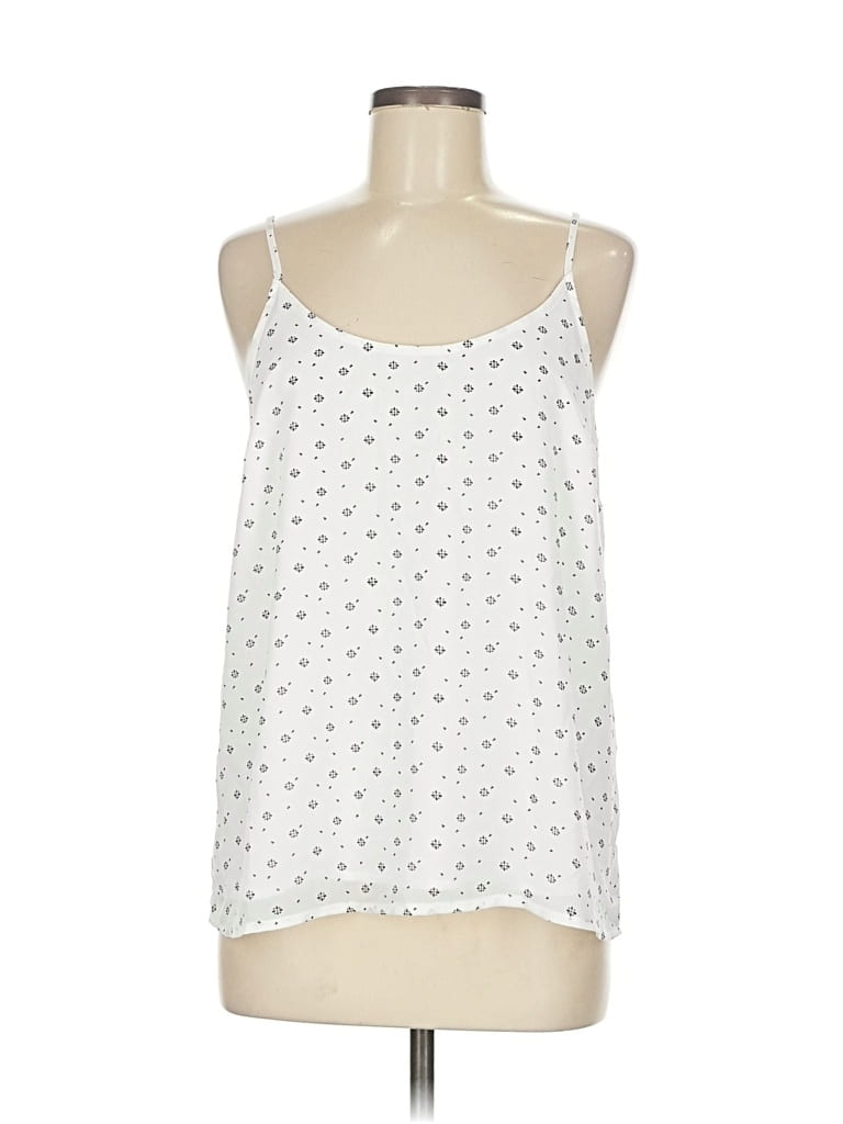 Pre-owned Nordstrom Rack Tank Top White Halter Neckline Tops