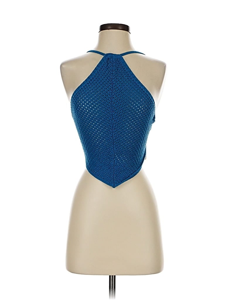 Pre-owned Fp Beach Cardigan Sweater In Blue