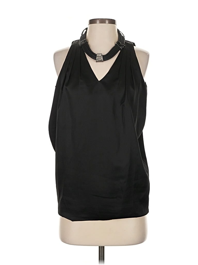 Pre-owned Etcetera Sleeveless Blouse In Black
