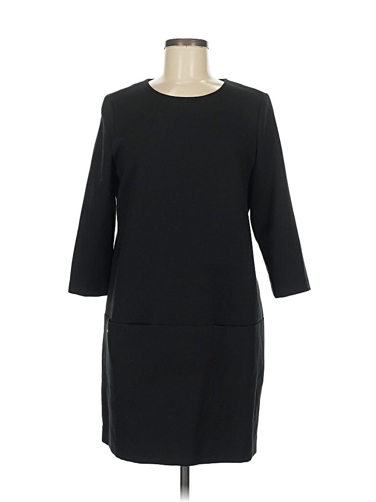 Pre-owned Ann Taylor Casual Dress In Black