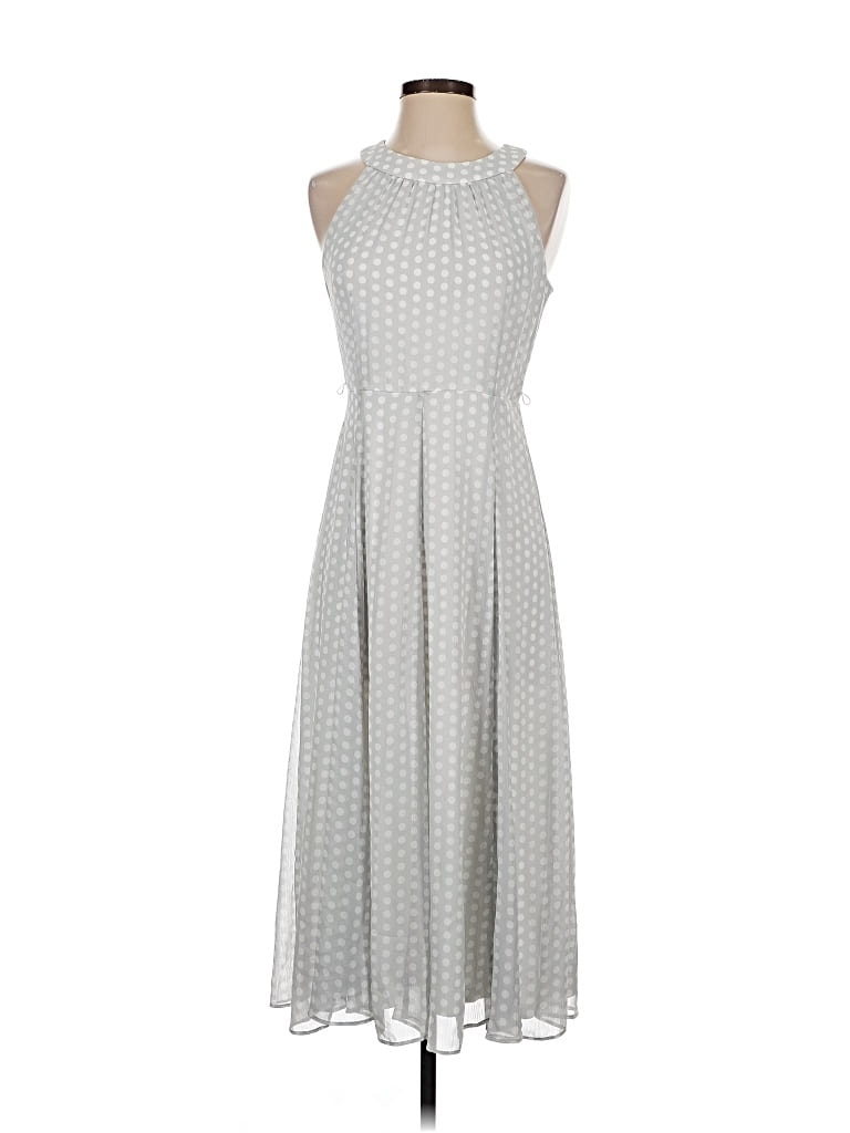 Pre-owned Tommy Hilfiger Casual Dress In Gray